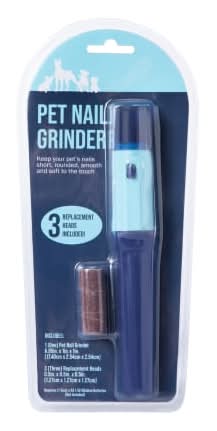 Pet Nail Grinder With 3 Replacement Heads