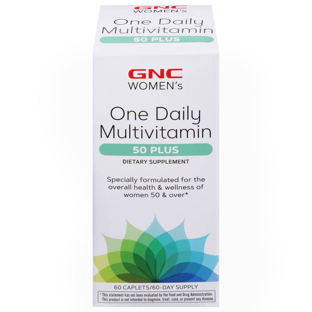 GNC One Daily Women's Multivitamin 50 Plus Supplements (60 x 0.07 oz)