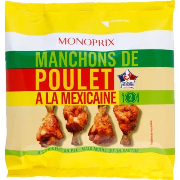 Monoprix Manchons De Poulet Mexicain Le Sachet De 250 G