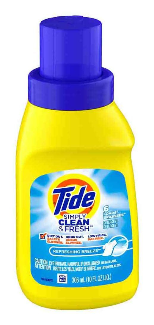 Tide Simply Clean & Fresh Liquid Laundry Detergent Refreshing Breeze 10 Oz.