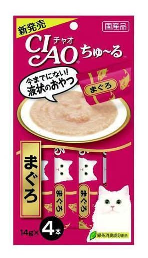 いなばペット ＣＯチャオ ちゅーるまぐろ (14g x 4)
