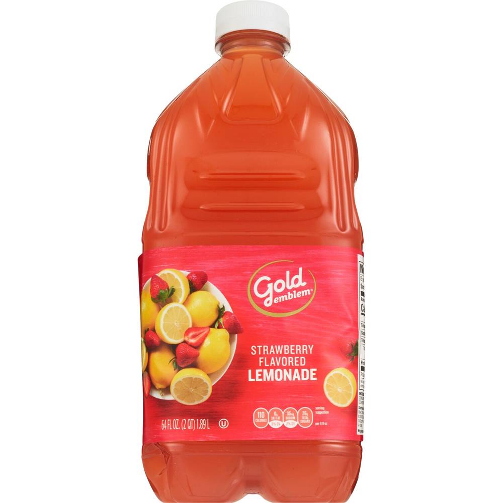 Gold Emblem Strawberry Lemonade, 64 OZ