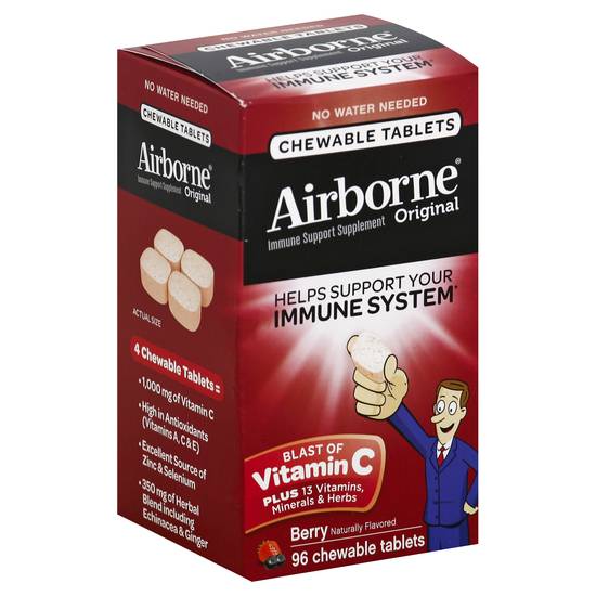 Airborne Chewable Tab Berry (90 tablets)