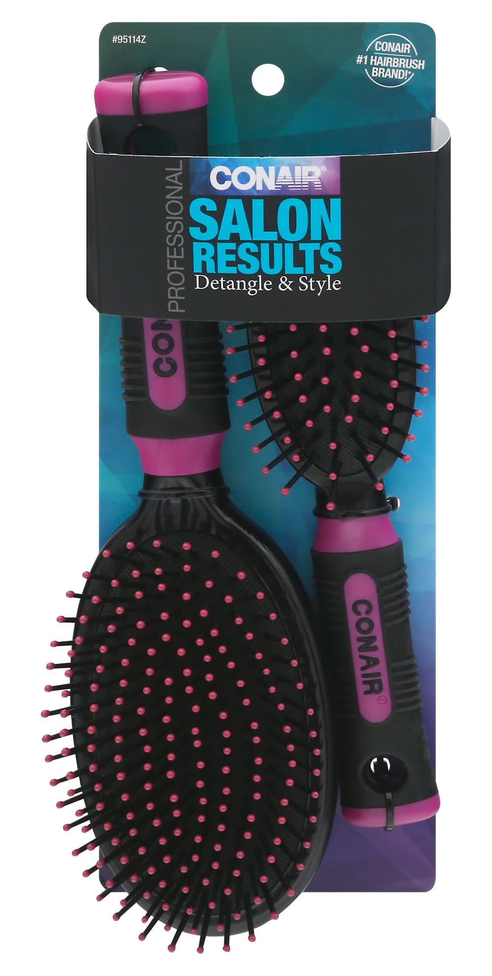 Conair Professional Salon Results Hair Brushes (6.4 oz, 2 ct)