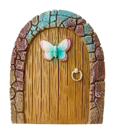 Make Market Mini Fairy Door, 2.75", Brown