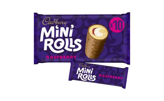 Cadbury Raspberry Mini Rolls Cakes 10PK