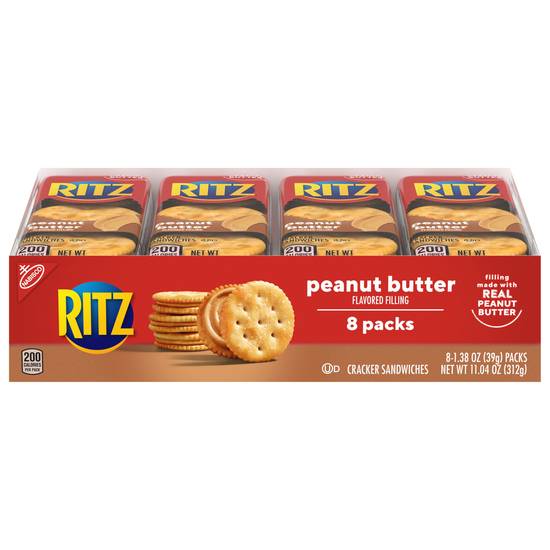 Ritz Peanut Butter Crackers Sandwiches (8 ct)
