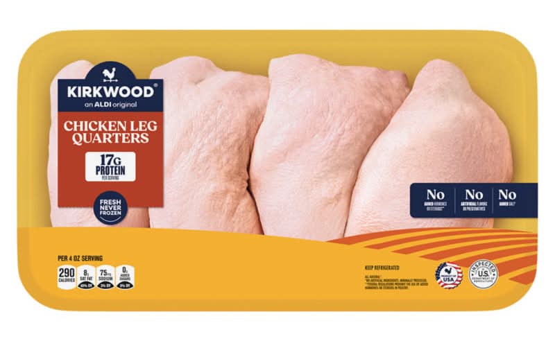 Kirkwood All Natural Chicken Leg Quarters (5 lbs)