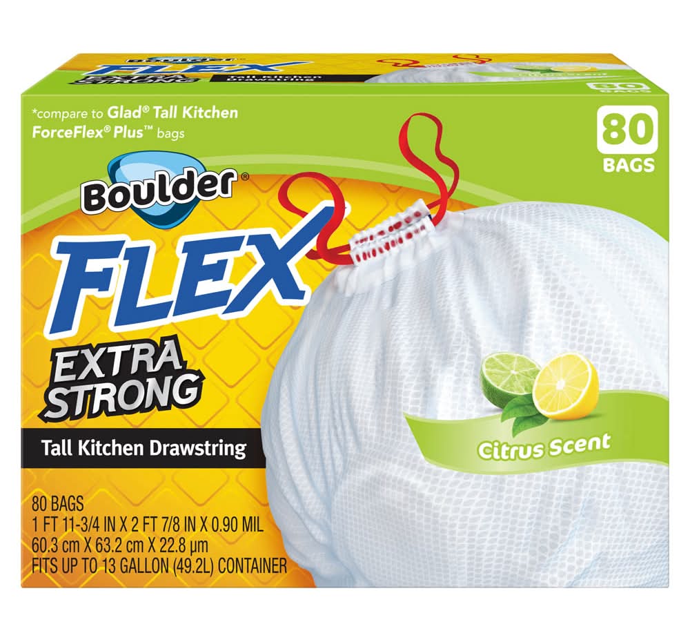 Boulder Canyon Flex Odor Control, Citrus (80 ct)