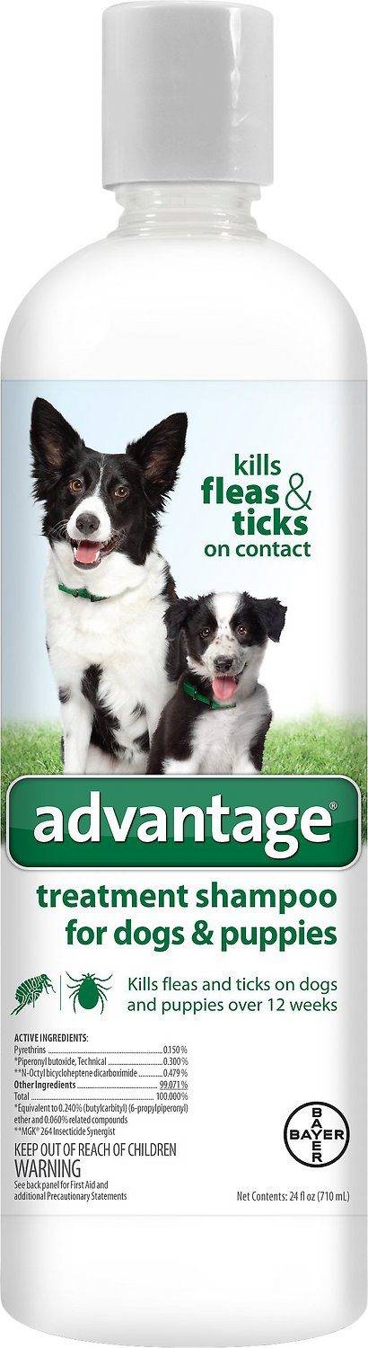 Advantage Kills Fleas and Ticks Dogs and Puppies Shampoo