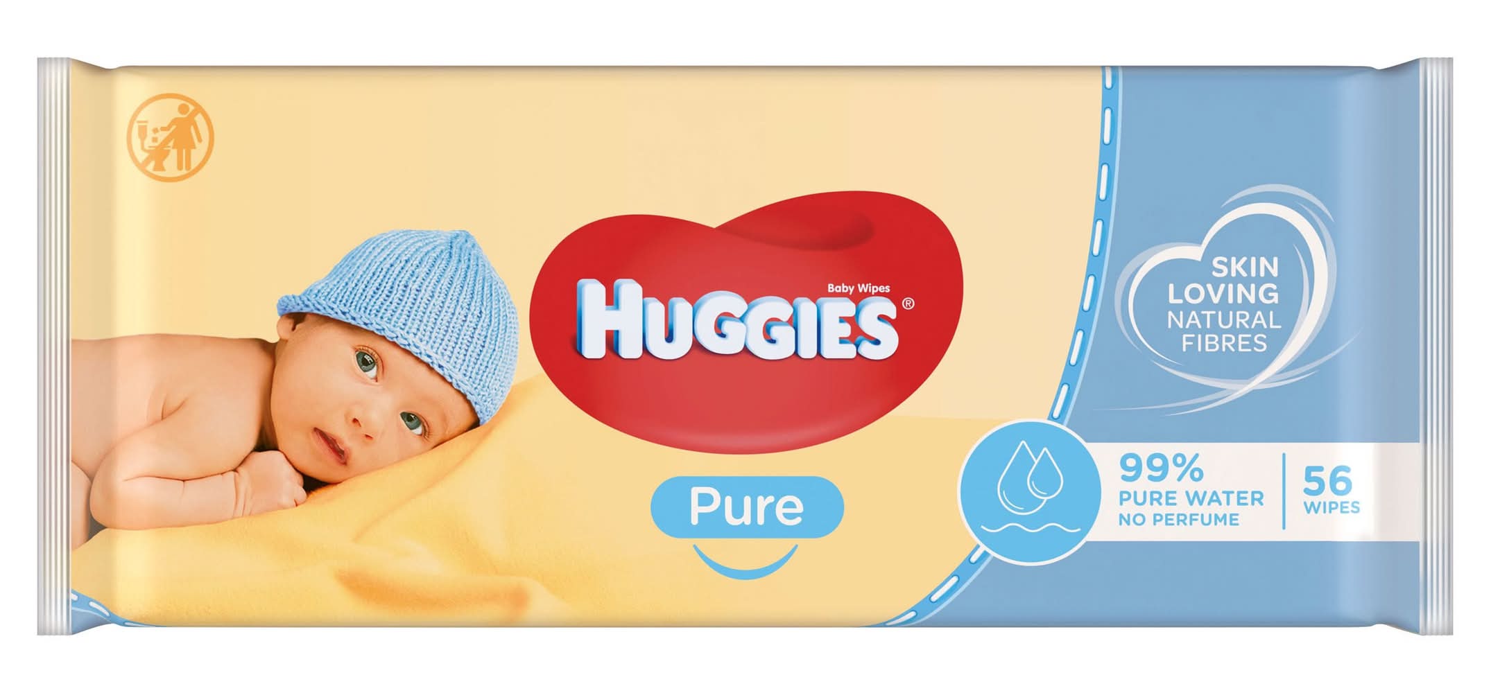 Huggies Pure Baby Wipes (56 pack)