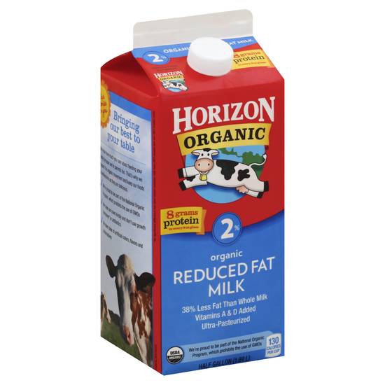 Horizon Organic 2% Reduced Fat Milk (1.89 L)