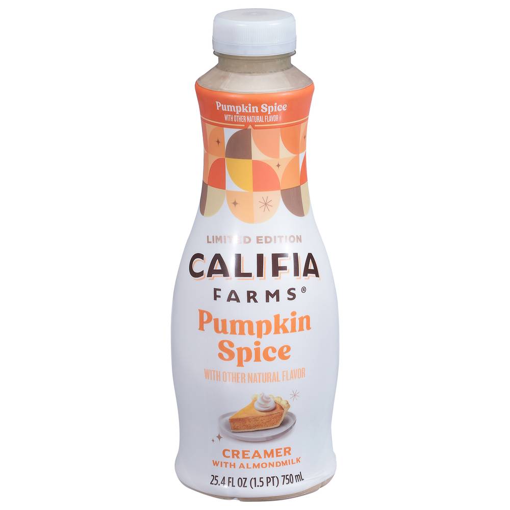 Califia Farms Pumpkin Spice Almondmilk Creamer (25.4 fl oz)