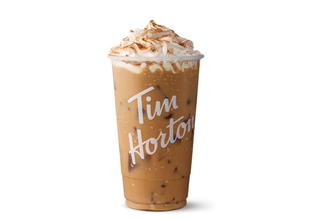 Cinnamon Caramel Apple Iced Latte