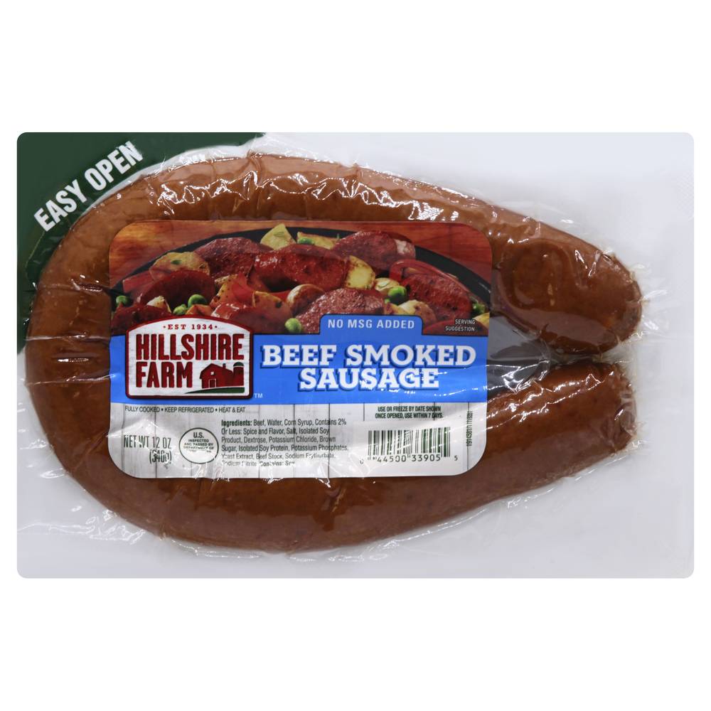 Hillshire Farm Beef Smoked Sausage (12 oz)