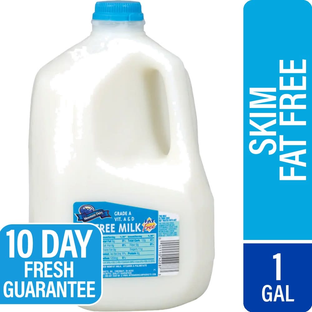 Mountain Dairy Fat Free Skim Milk (1 gal)