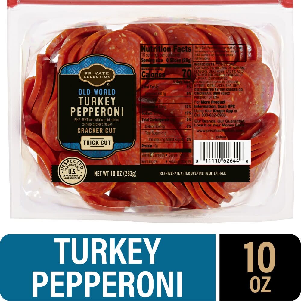 Private Selection® Turkey Pepperoni Cracker Cut