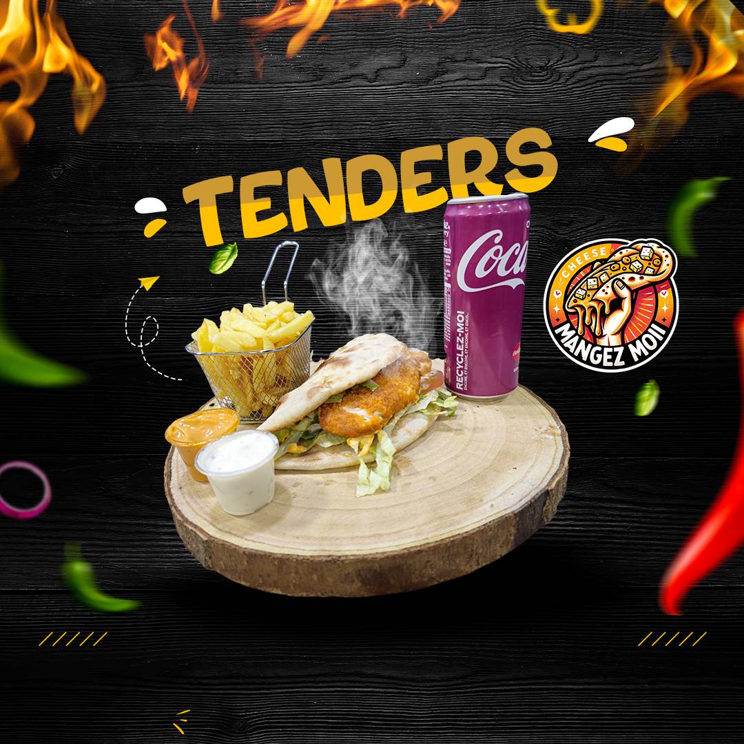 Menu sandwich tenders
