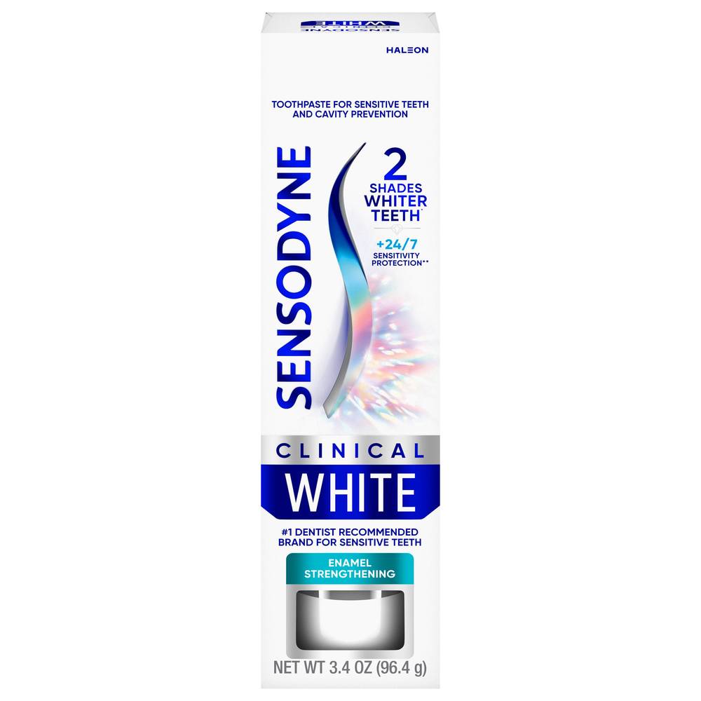 Sensodyne Clinical White Enamel Strengthening Toothpaste (3.4 oz)