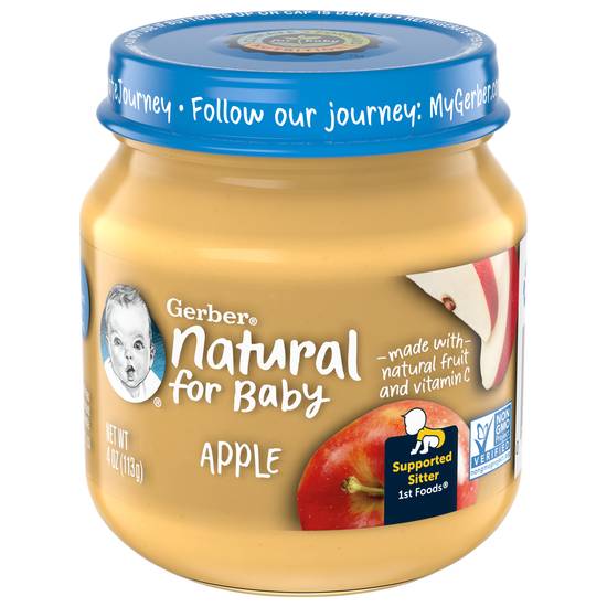 Gerber Natural Apple Baby Food
