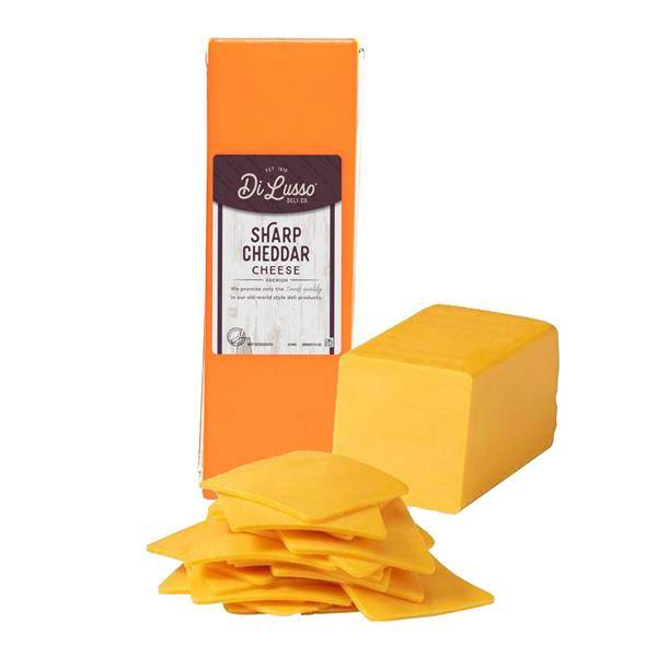 Di Lusso Premium Sliced Wisconsin Sharp Cheddar Cheese