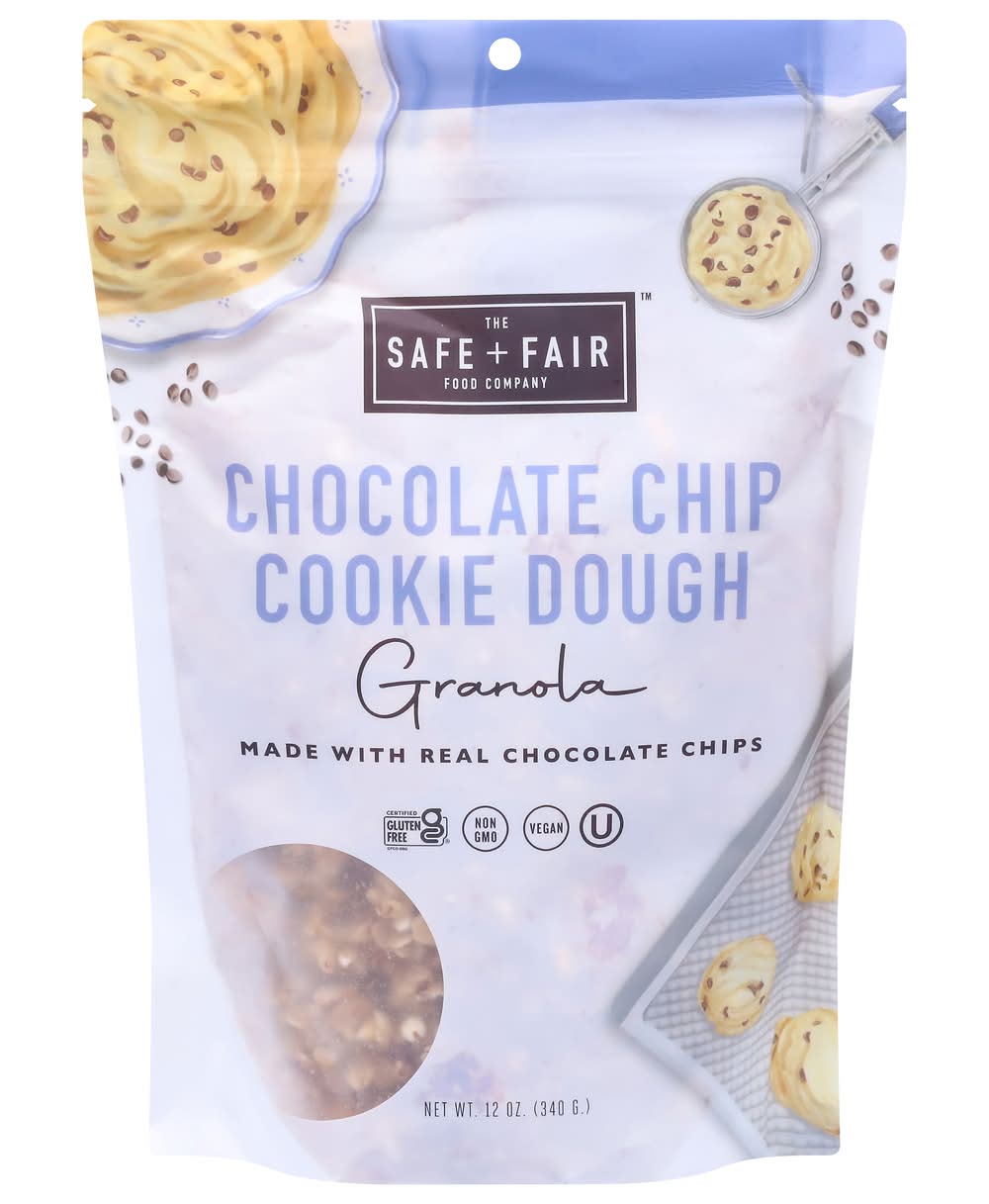 Safe + Fair Chocolate Chip Cookie Dough Granola