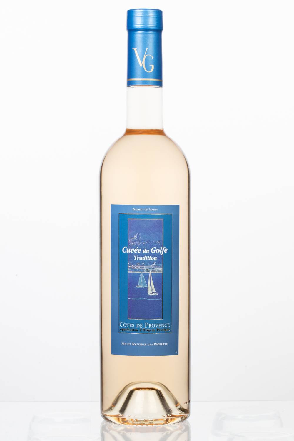 Cuvée du Golfe - Vin rosé AOP côtes de Provence domestique (750 ml)