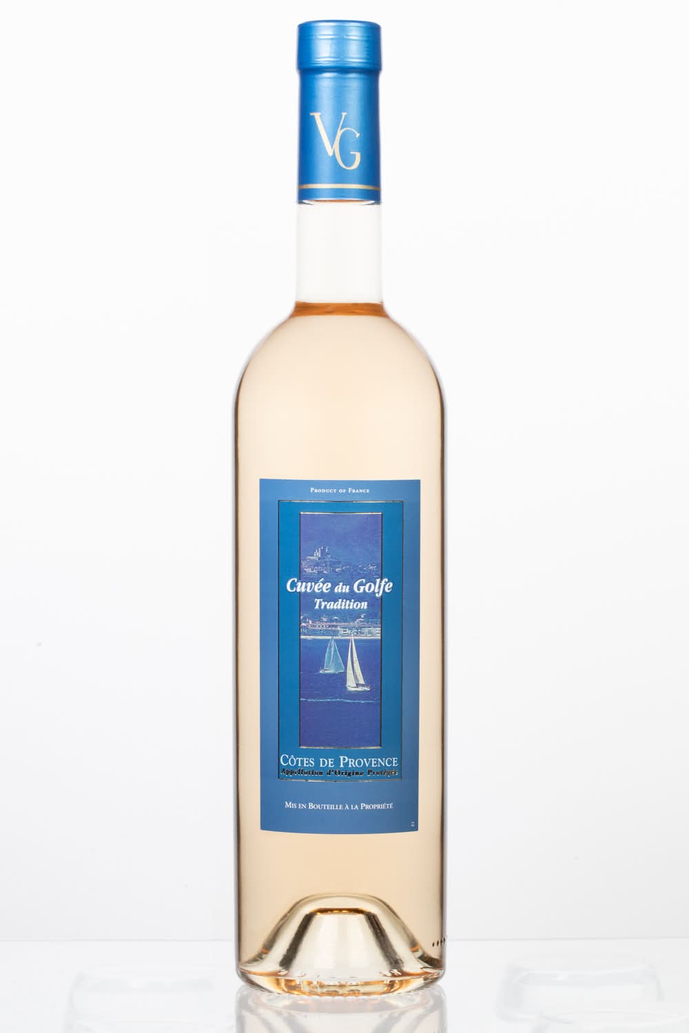 Cuvée du Golfe - Vin rosé aop côtes de provence domestique (750ml)