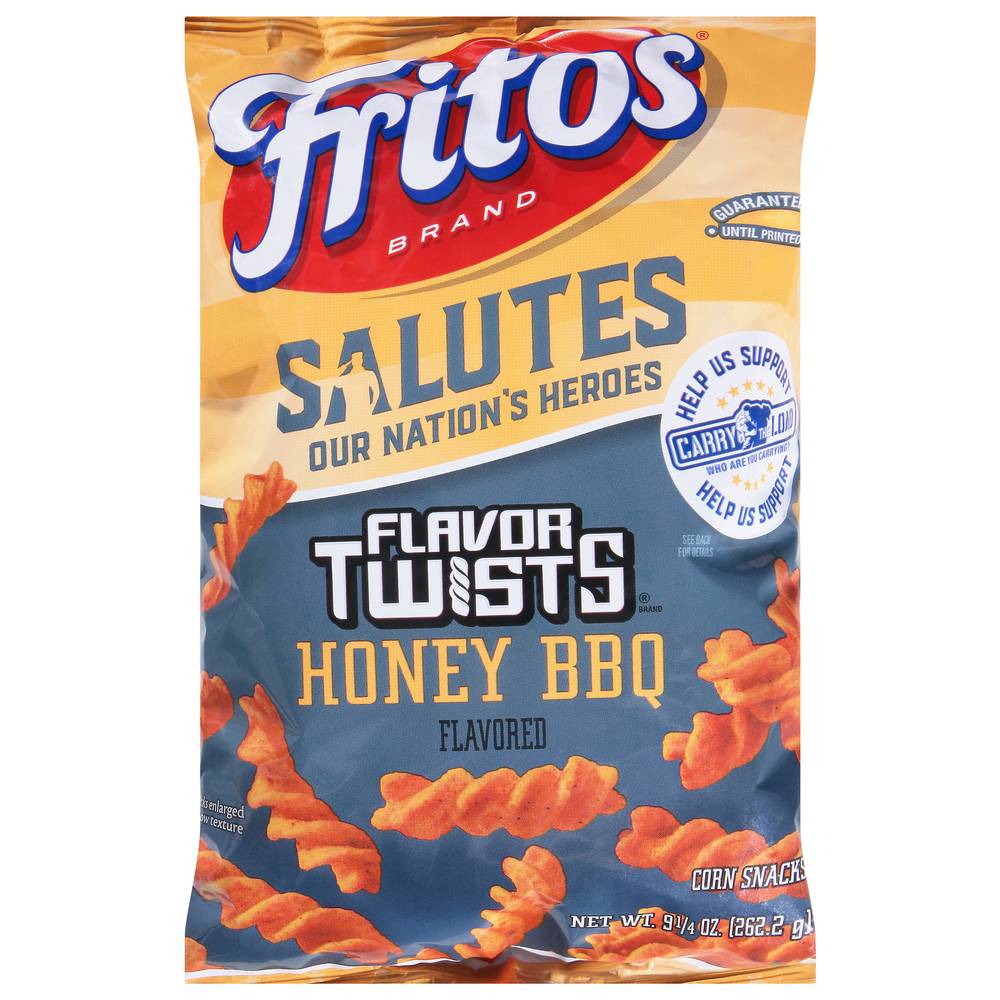 Fritos Salutes Twists Corn Snacks (honey bbq)