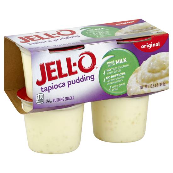 Jell-O Tapioca Pudding Snacks (4 ct)