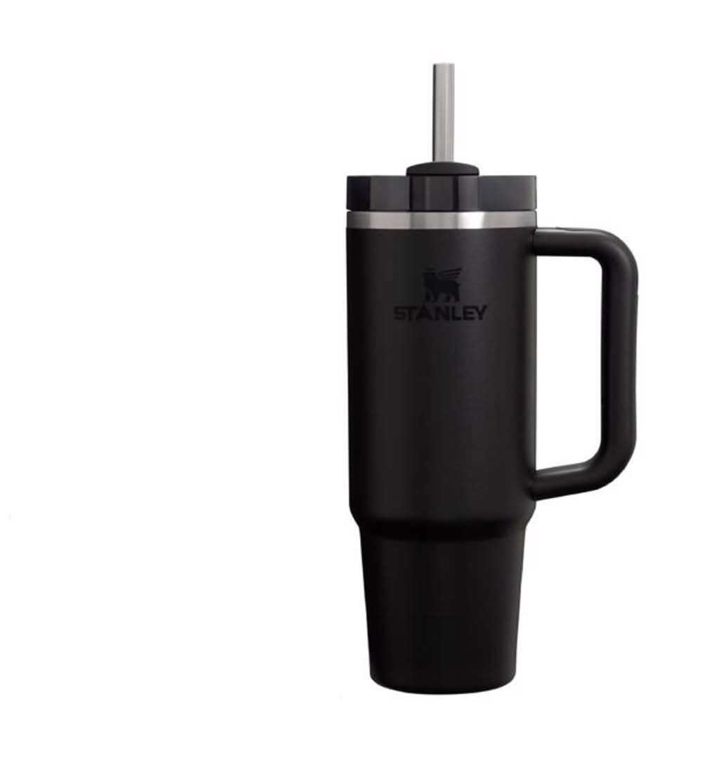 Stanley The Quencher H2.0 Flowstate 30 Oz Black Bpa Free Double-Wall Vacuum Insulated Tumbler