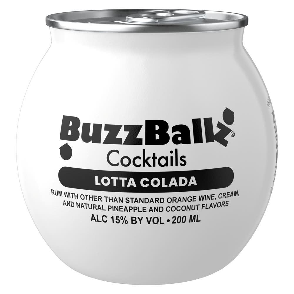 BuzzBallz Lotta Colada Cocktail (6.76 fl oz)
