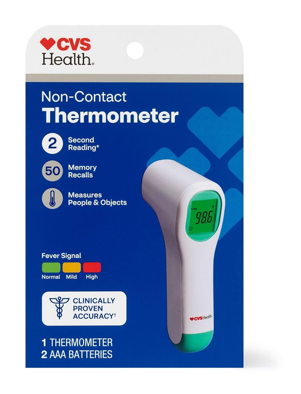 CVS Health Non Contact Infrared Digital Thermometer
