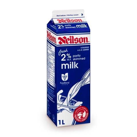 Neilson 2% Milk Carton