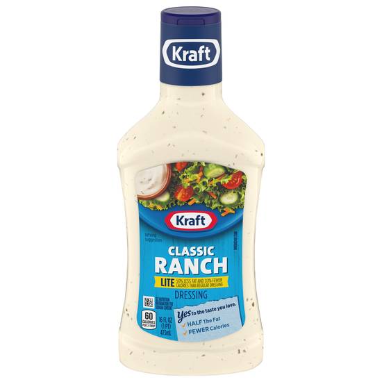 Kraft Lite Classic Ranch Salad Dressing (16 oz)