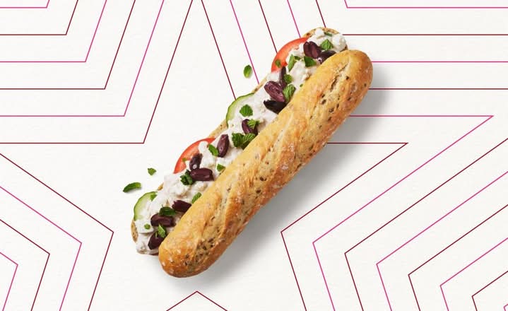 The Greek-ish Chicken Baguette