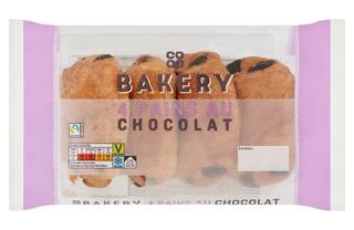 Co-op Bakery 4 Pains Au Chocolat