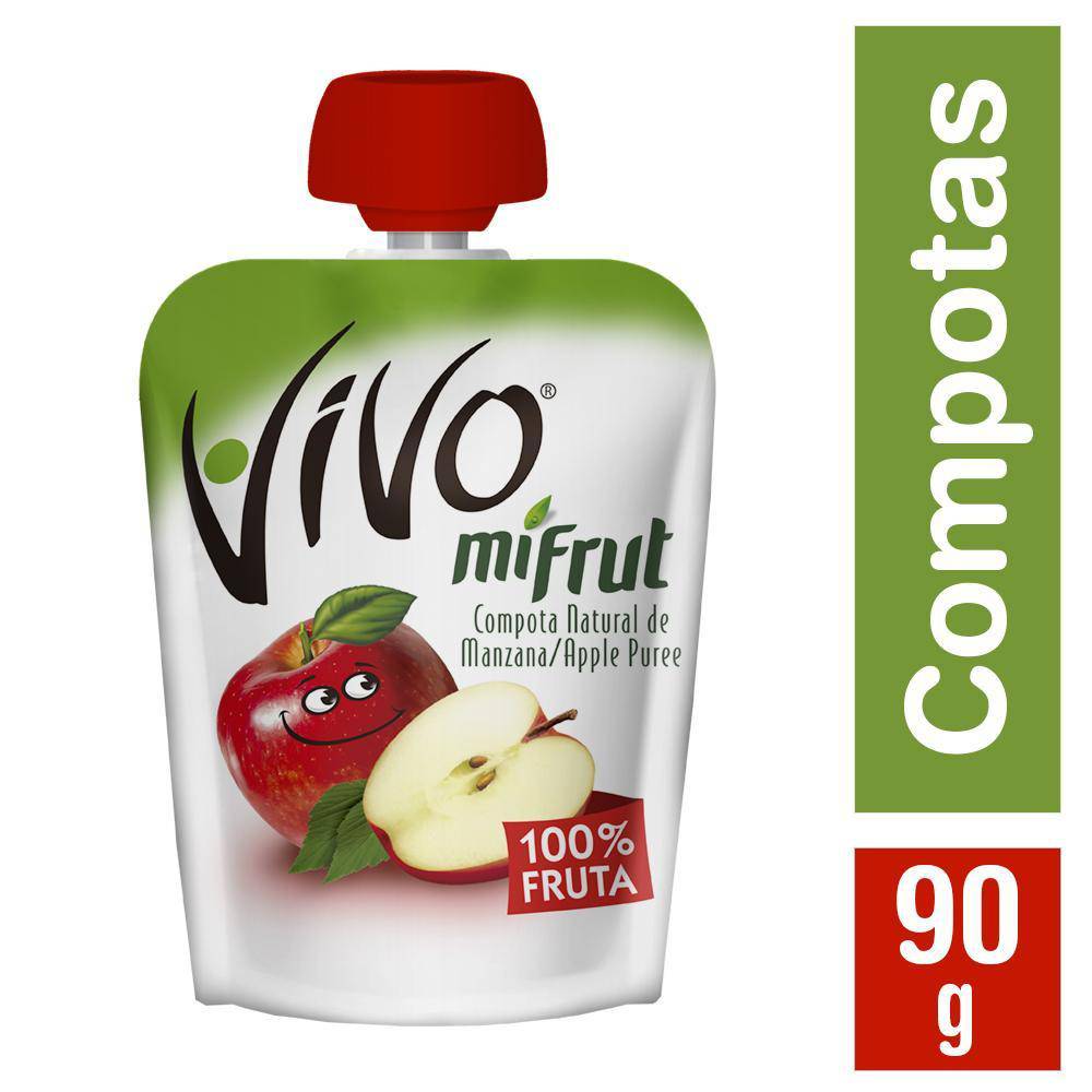 Vivo · Compota manzana mi frut (90 g)