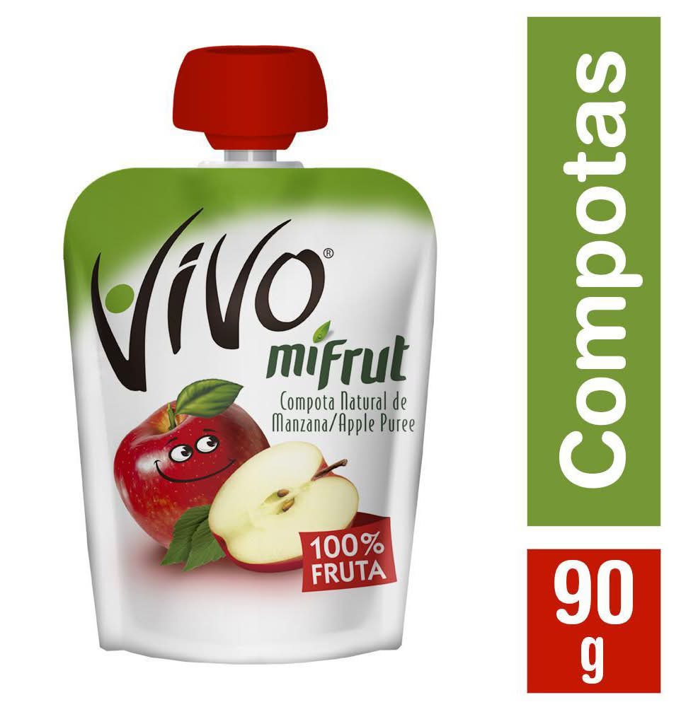 Vivo · Mifrut compota natural - Manzana (90 g)