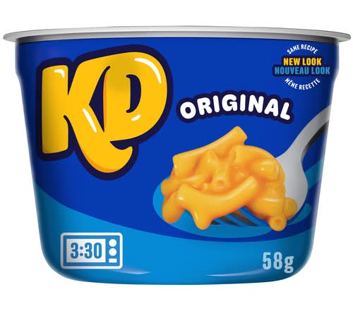 Kraft dinner bols-goûters de macaroni et fromage - macaroni and cheese snack cup (original)