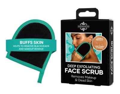 Dermasuri Deep Exfoliating Face Scrub, Black