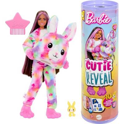 Barbie Cutie Reveal Bunny Doll & Accessories Color Dream (10 ct)