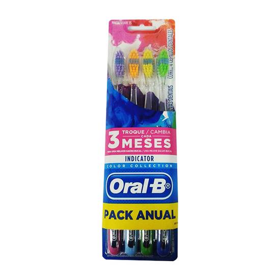 Pack X 4 Uni Cepillo Oral B Pro Salud Indicat