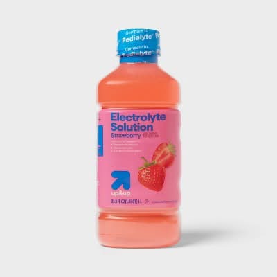 up&up Pediatric Electrolyte Drink, Strawberry (33.8 fl oz)