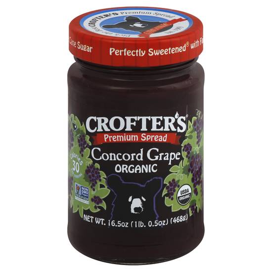Crofter's Organic Premium Concord Grape Spread (16.5 oz)