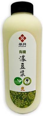 茶月-有機濃豆漿(微甜)(大)(940ml/瓶)