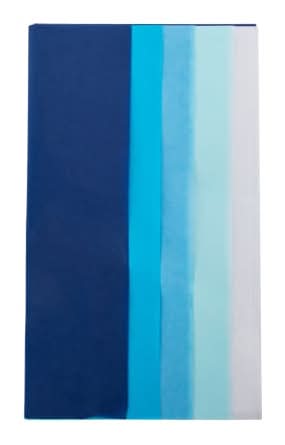 Blue Gift Wrapping Tissue 15-Sheets