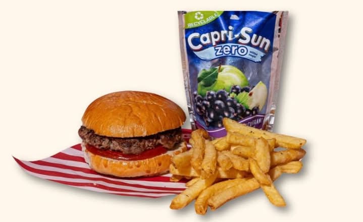 Kids Hamburger with Fries & Drink