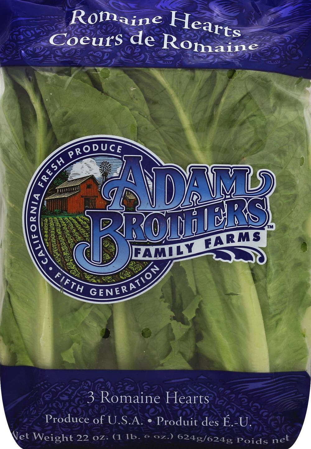 Adam Brothers Romaine Hearts (1.38 lbs)