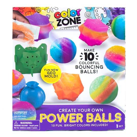 Color Zone Create Your Own Power Balls, Assorted (10 ct)